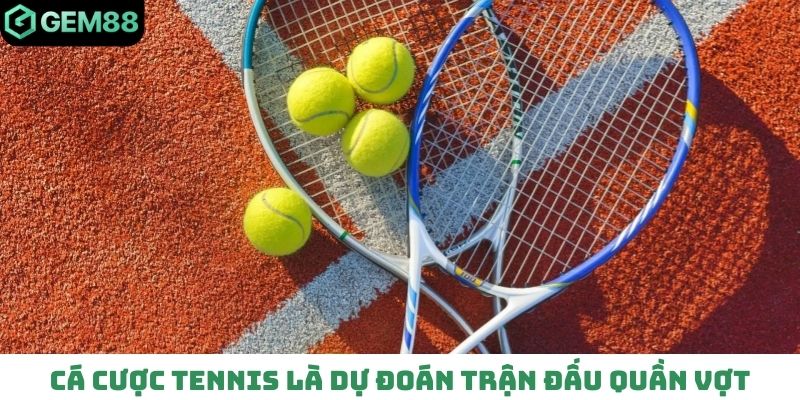 Cá cược tennis là dự đoán trận đấu quần vợt