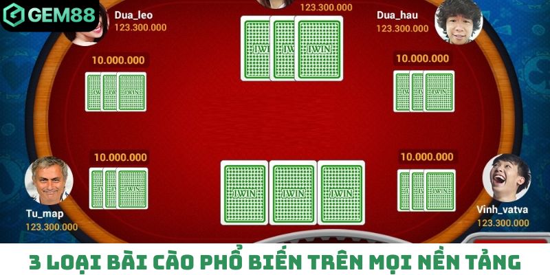 Cập nhật 3 loại bài Cào phổ biến mọi nền tảng