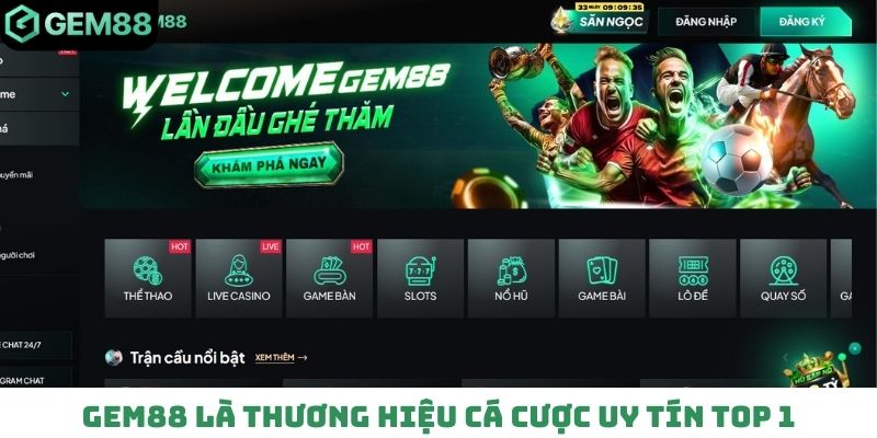 Gem88 là thương hiệu cá cược uy tín top 1