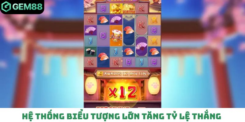 Hệ thống biểu tượng lớn tăng tỷ lệ thắng