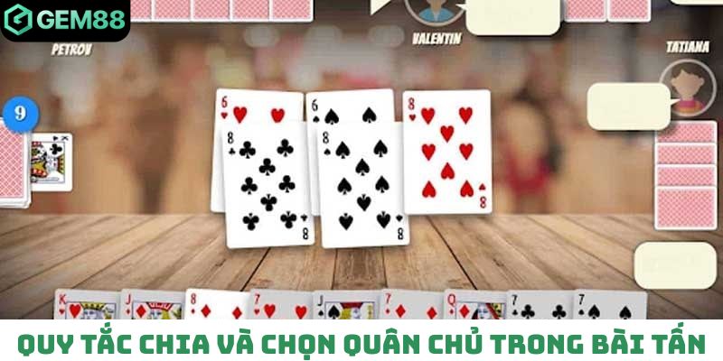 Quy tắc chia và chọn quân chủ trong bài Tấn