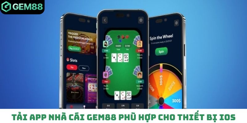 Tải app Gem88 phù hợp cho thiết bị iOS