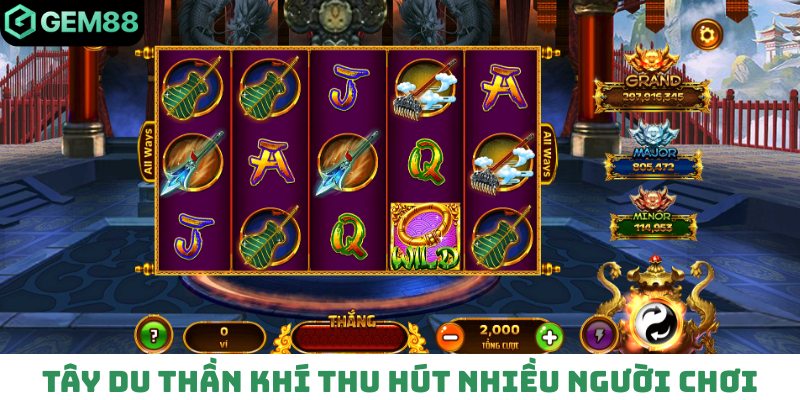 Tây Du Thần Khí thu hút nhiều người chơi