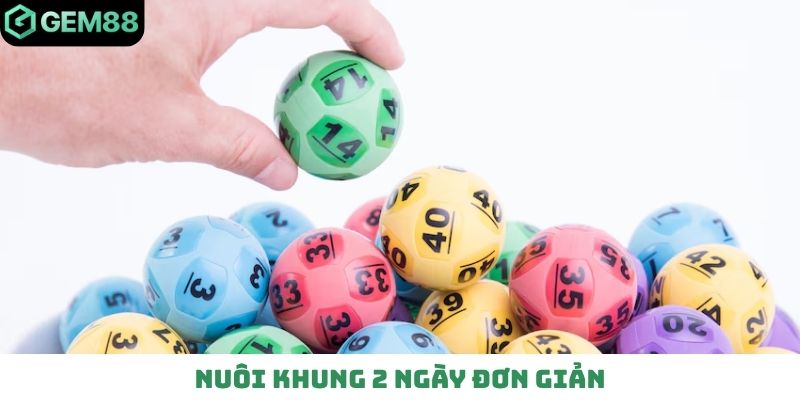 Nuôi khung 2 ngày đơn giản